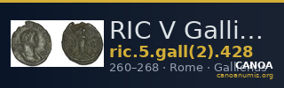 RIC V Gallienus 428 — CANOA