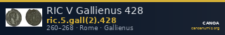 RIC V Gallienus 428 — CANOA
