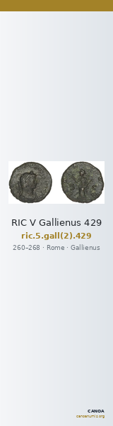 RIC V Gallienus 429 — CANOA