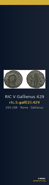 RIC V Gallienus 429 — CANOA
