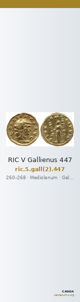 RIC V Gallienus 447 — CANOA