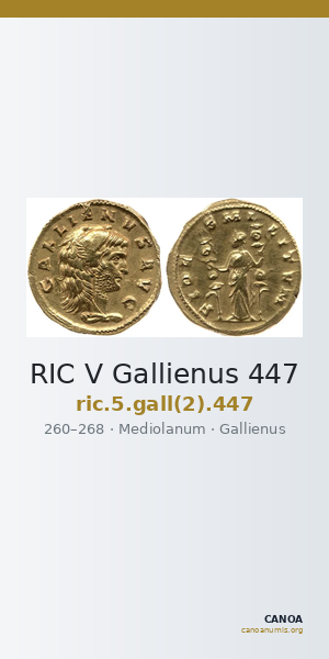 RIC V Gallienus 447 — CANOA
