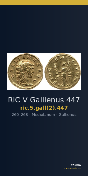 RIC V Gallienus 447 — CANOA