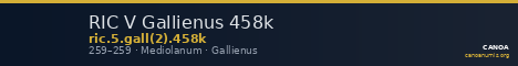 RIC V Gallienus 458k — CANOA