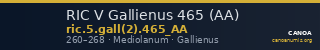 RIC V Gallienus 465 (AA) — CANOA
