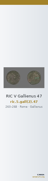 RIC V Gallienus 47 — CANOA