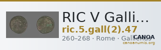 RIC V Gallienus 47 — CANOA