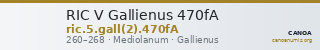 RIC V Gallienus 470fA — CANOA
