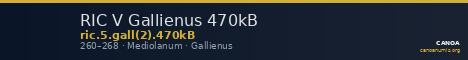 RIC V Gallienus 470kB — CANOA