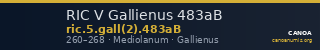 RIC V Gallienus 483aB — CANOA