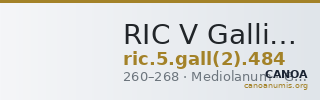 RIC V Gallienus 484 — CANOA