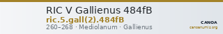 RIC V Gallienus 484fB — CANOA