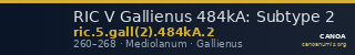 RIC V Gallienus 484kA: Subtype 2 — CANOA