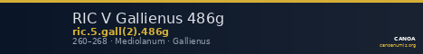 RIC V Gallienus 486g — CANOA