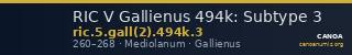 RIC V Gallienus 494k: Subtype 3 — CANOA