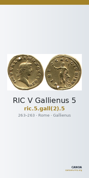 RIC V Gallienus 5 — CANOA