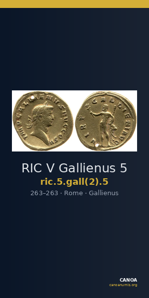 RIC V Gallienus 5 — CANOA