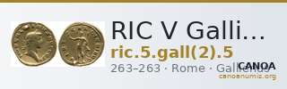 RIC V Gallienus 5 — CANOA