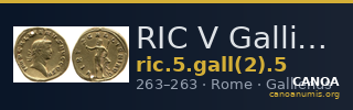 RIC V Gallienus 5 — CANOA