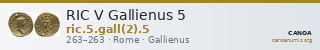 RIC V Gallienus 5 — CANOA