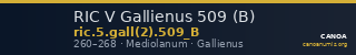 RIC V Gallienus 509 (B) — CANOA