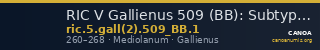 RIC V Gallienus 509 (BB): Subtype 1 — CANOA