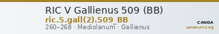 RIC V Gallienus 509 (BB) — CANOA