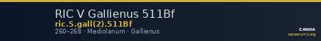 RIC V Gallienus 511Bf — CANOA