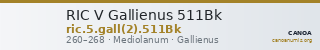 RIC V Gallienus 511Bk — CANOA
