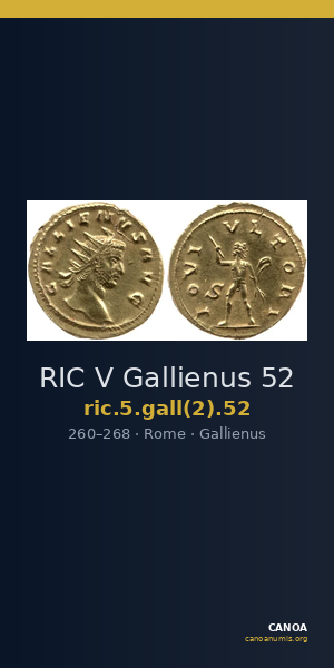 RIC V Gallienus 52 — CANOA