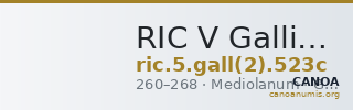 RIC V Gallienus 523c — CANOA