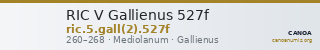 RIC V Gallienus 527f — CANOA