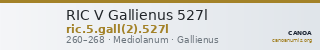 RIC V Gallienus 527l — CANOA