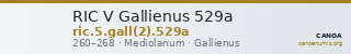 RIC V Gallienus 529a — CANOA
