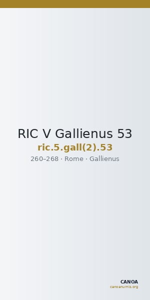 RIC V Gallienus 53 — CANOA
