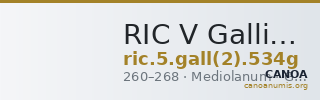RIC V Gallienus 534g — CANOA