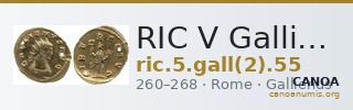 RIC V Gallienus 55 — CANOA