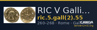 RIC V Gallienus 55 — CANOA