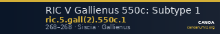 RIC V Gallienus 550c: Subtype 1 — CANOA