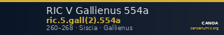 RIC V Gallienus 554a — CANOA