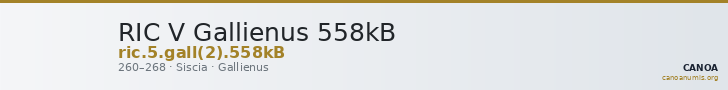 RIC V Gallienus 558kB — CANOA