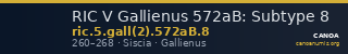 RIC V Gallienus 572aB: Subtype 8 — CANOA
