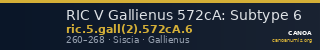 RIC V Gallienus 572cA: Subtype 6 — CANOA