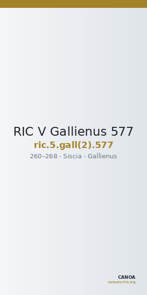 RIC V Gallienus 577 — CANOA