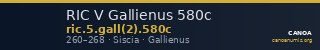 RIC V Gallienus 580c — CANOA