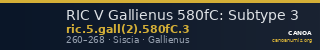 RIC V Gallienus 580fC: Subtype 3 — CANOA
