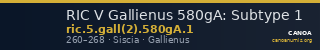 RIC V Gallienus 580gA: Subtype 1 — CANOA