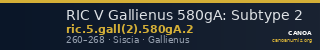 RIC V Gallienus 580gA: Subtype 2 — CANOA