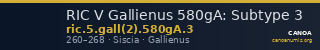 RIC V Gallienus 580gA: Subtype 3 — CANOA
