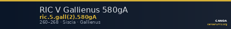 RIC V Gallienus 580gA — CANOA